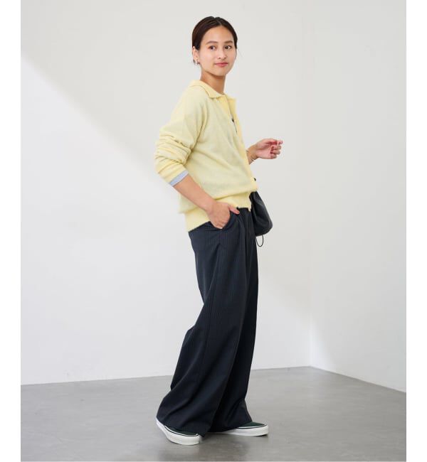 FRAMeWORK「シアーシャギー衿付きカーディガン」|カーディガン|