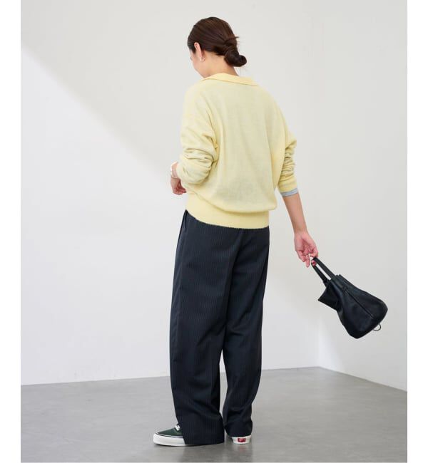 FRAMeWORK「シアーシャギー衿付きカーディガン」|カーディガン|