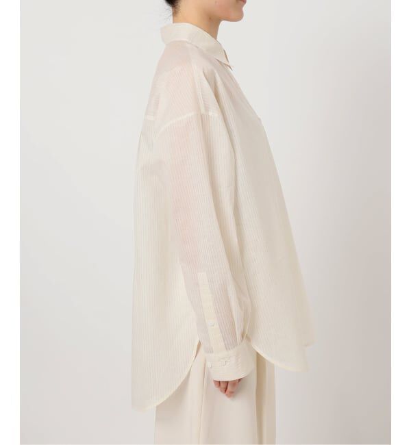 NOBLE「《26SS先行予約》シアーストライプ2wayシャツ」|シャツ・ブラウス|