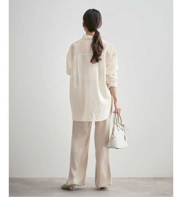 NOBLE「《26SS先行予約》シアーストライプ2wayシャツ」|シャツ・ブラウス|