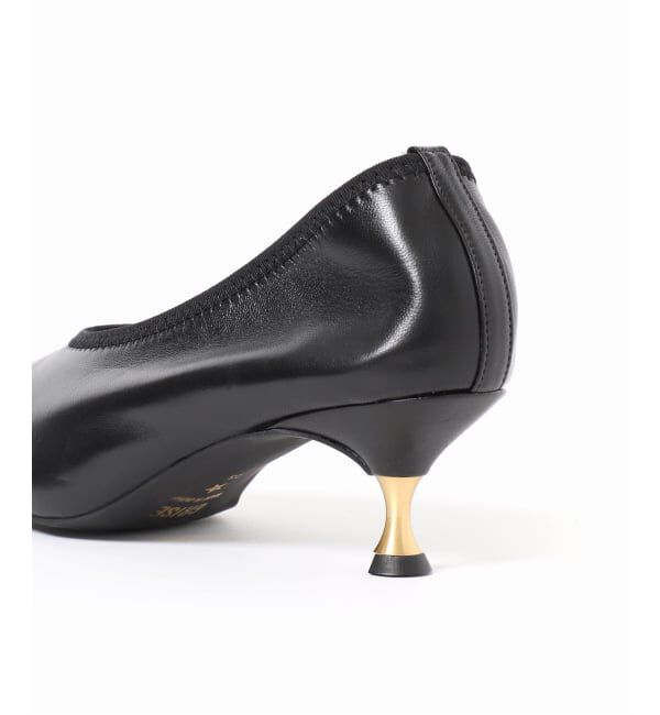 GRISE「《追加》GRISE5.5cmレザースクエアストレッチパンプス」|パンプス|