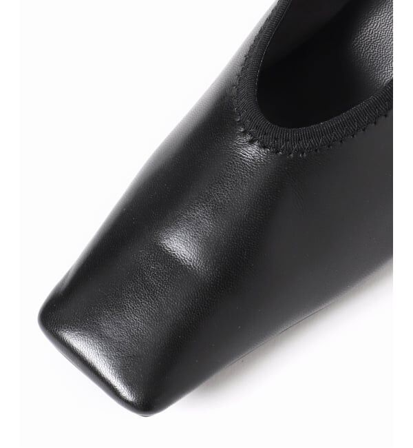 GRISE「《追加》GRISE5.5cmレザースクエアストレッチパンプス」|パンプス|