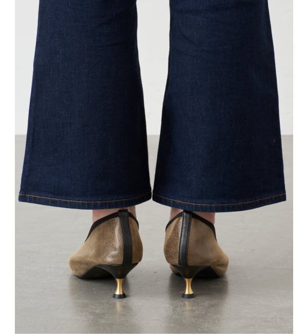 GRISE「《追加》GRISE5.5cmレザースクエアストレッチパンプス」|パンプス|