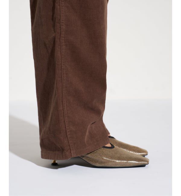 GRISE「《追加》GRISE5.5cmレザースクエアストレッチパンプス」|パンプス|