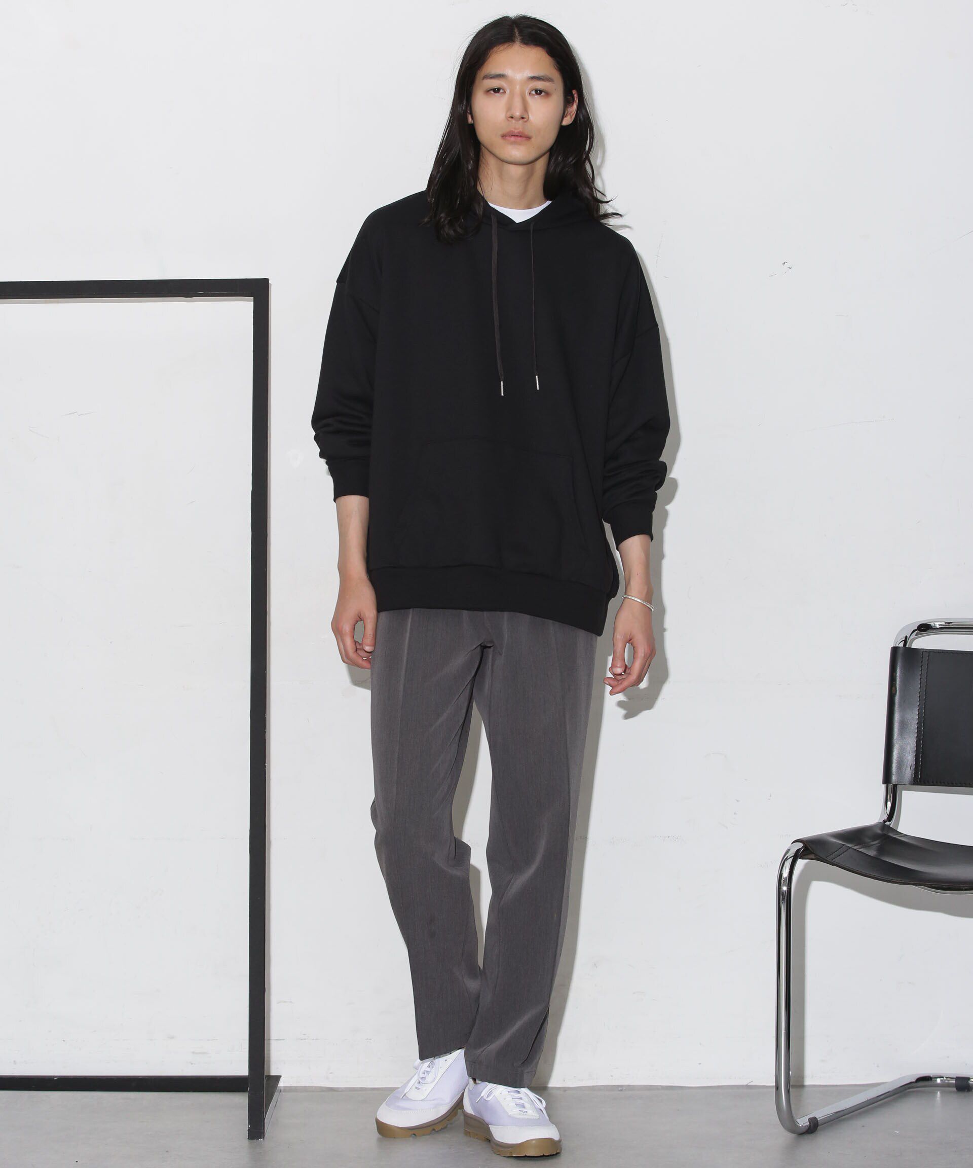 nano･universe「ビックシルエットフーディー」|パーカー|