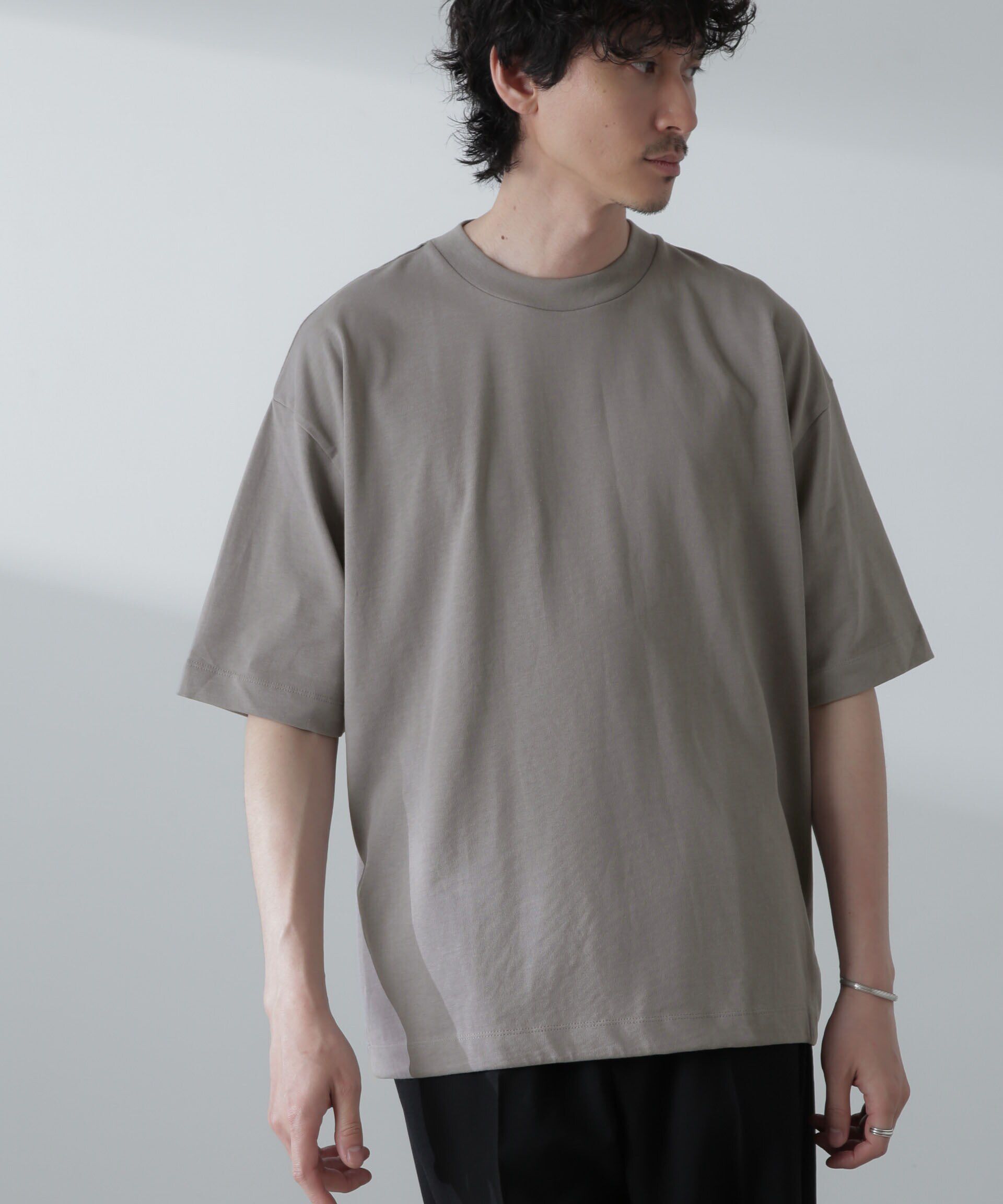 nano･universe「NORMANBROS別注 ドローコードBIGTシャツ 半袖」|Tシャツ・カットソー|