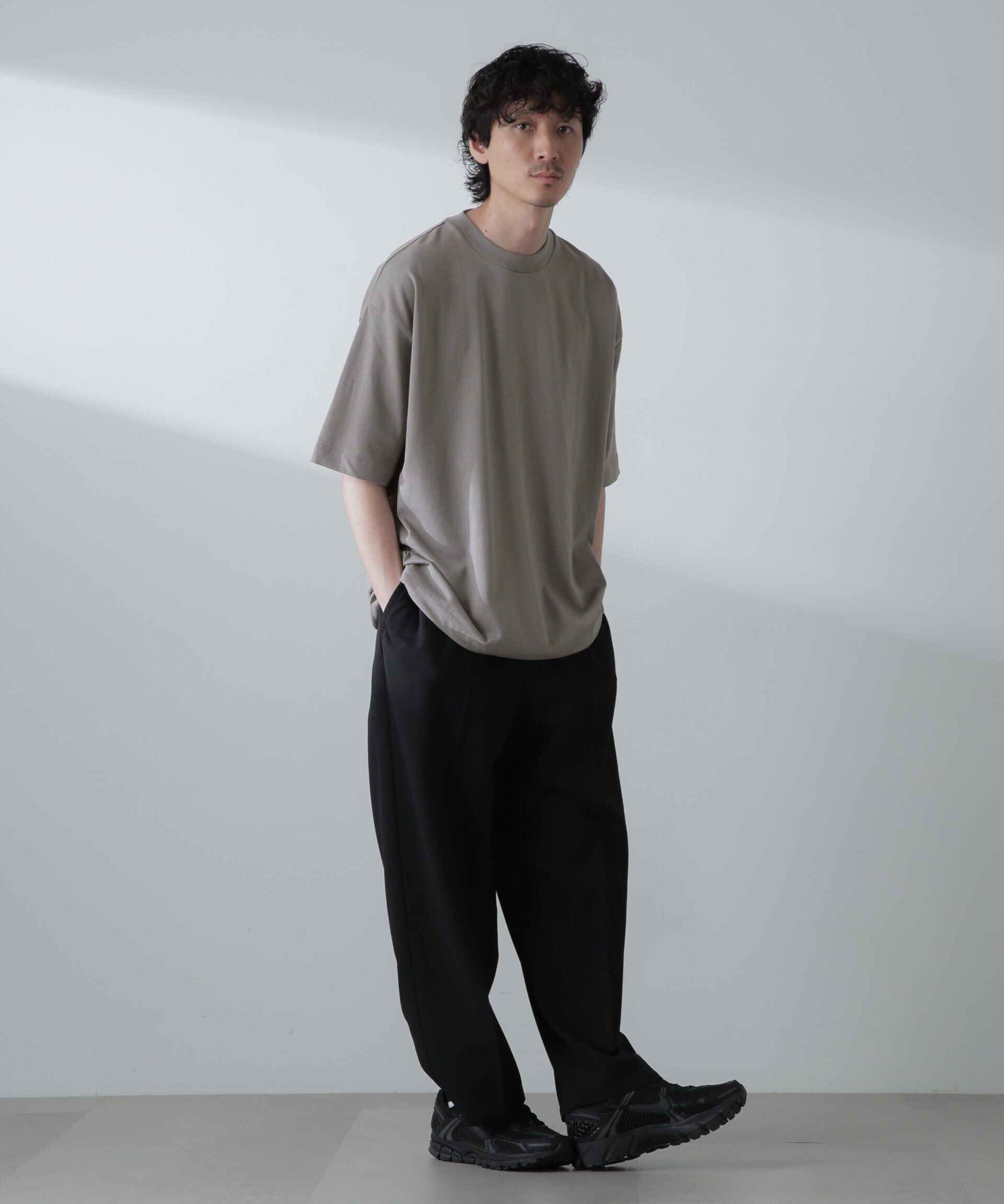 nano･universe「NORMANBROS別注 ドローコードBIGTシャツ 半袖」|Tシャツ・カットソー|