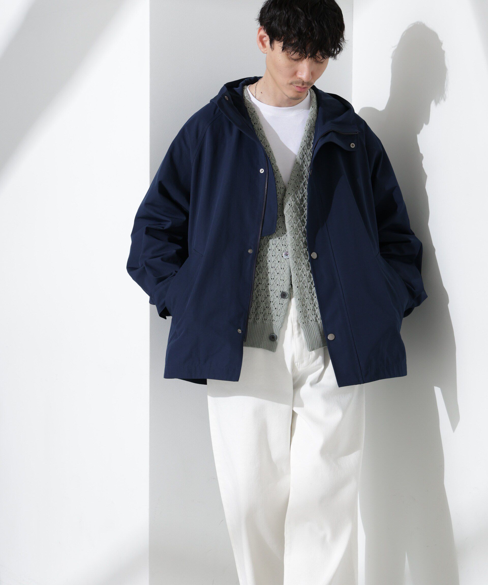 nano･universe「ウェザークロスショートモッズブルゾン」|ブルゾン・スタジャン|