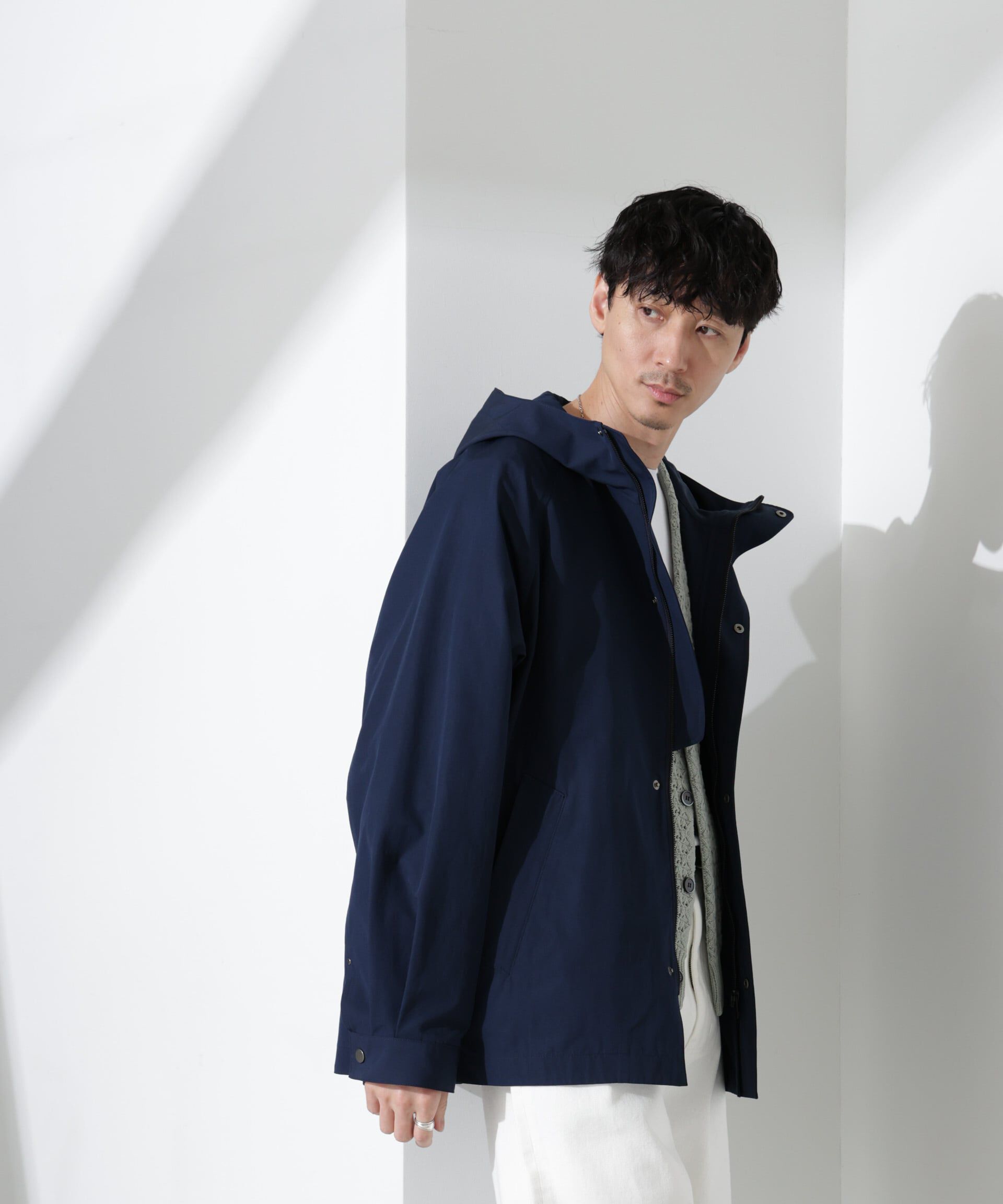 nano･universe「ウェザークロスショートモッズブルゾン」|ブルゾン・スタジャン|