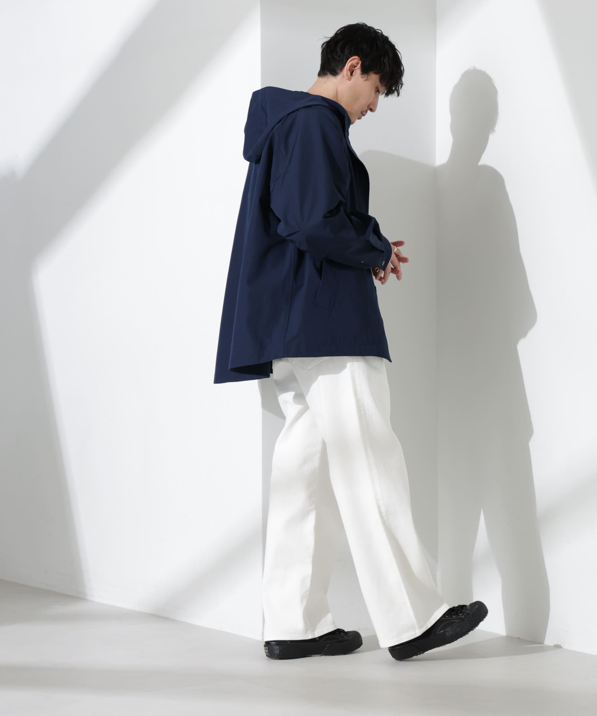 nano･universe「ウェザークロスショートモッズブルゾン」|ブルゾン・スタジャン|