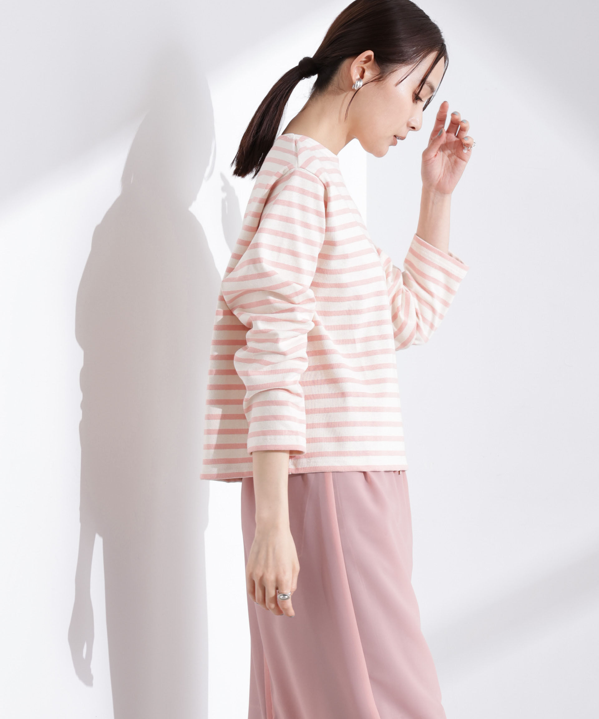 nano･universe「ORCIVAL/クルーネック ロングスリーブ PO」|Tシャツ・カットソー|