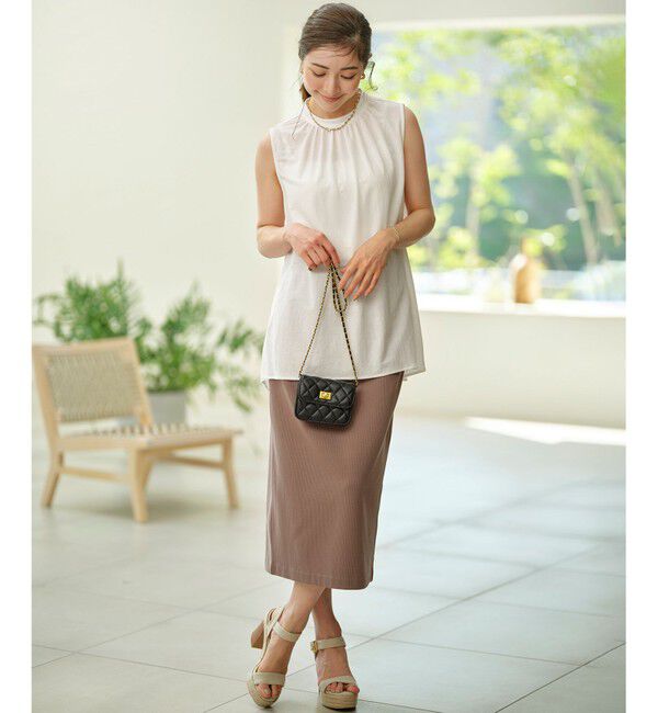 組曲「【速乾】ドライタッチ スリーブレス トップス」|Tシャツ・カットソー|