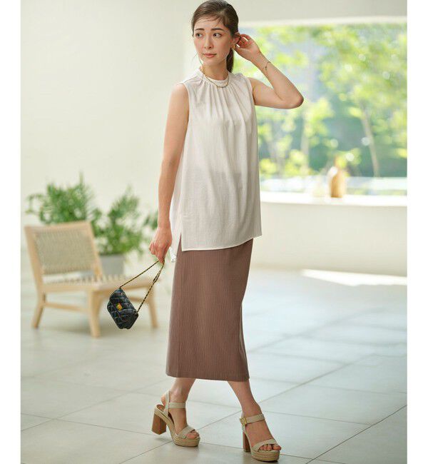 組曲「【速乾】ドライタッチ スリーブレス トップス」|Tシャツ・カットソー|