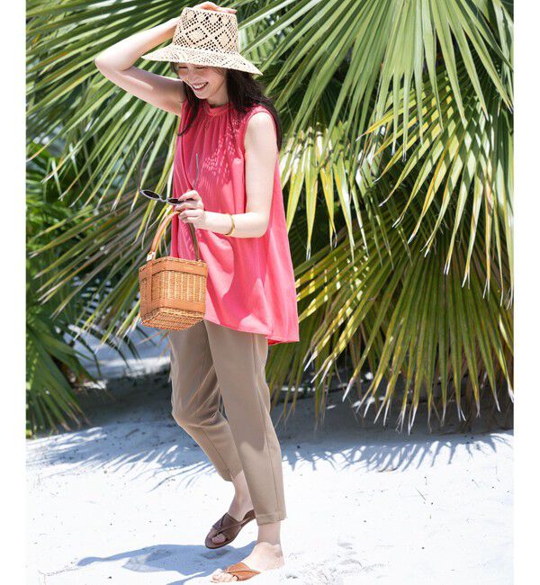 組曲「【速乾】ドライタッチ スリーブレス トップス」|Tシャツ・カットソー|