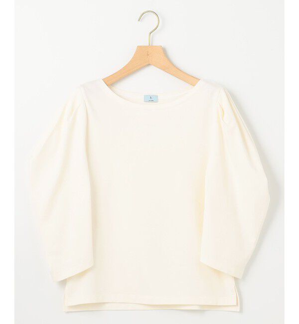 組曲「ミニ裏毛ボリュームタックスリーブ カットソー」|Tシャツ・カットソー|