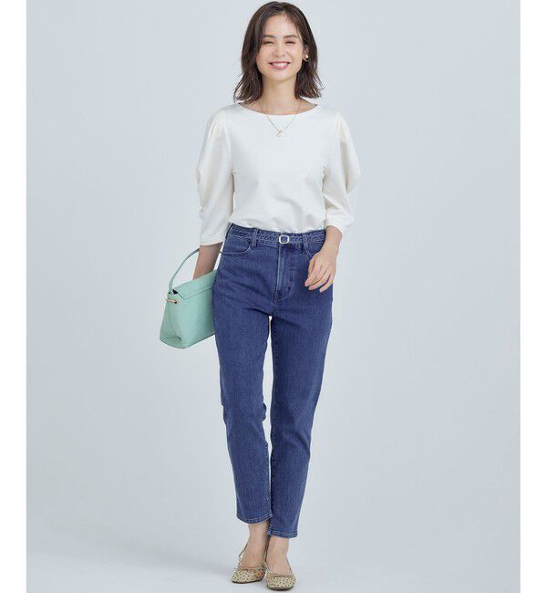 組曲「ミニ裏毛ボリュームタックスリーブ カットソー」|Tシャツ・カットソー|