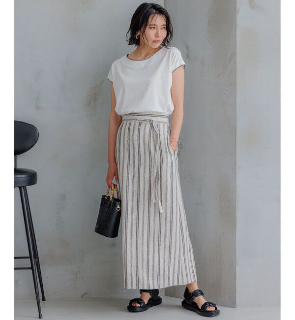 23区「【CLASSY.6月号掲載/Oggi4月号掲載】雑材 バンブー ハンドル ショルダー」|ショルダー・メッセンジャー|