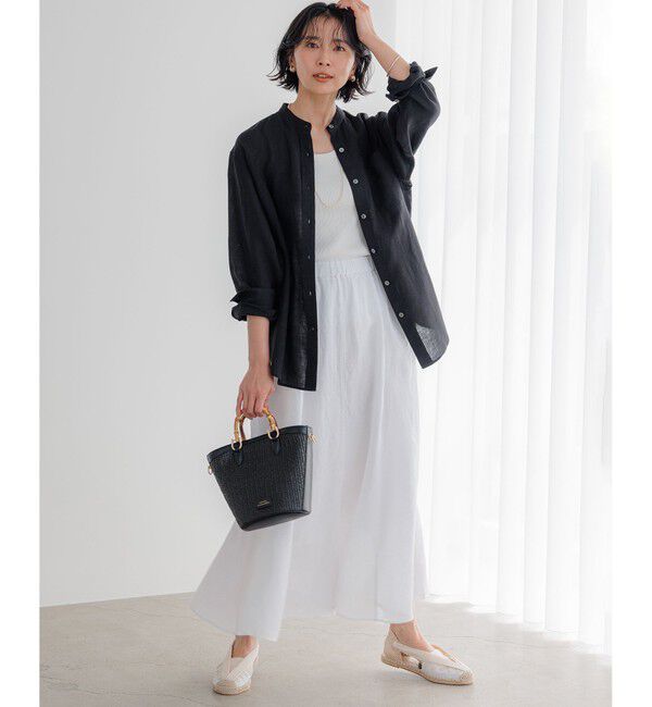 23区「【CLASSY.6月号掲載/Oggi4月号掲載】雑材 バンブー ハンドル ショルダー」|ショルダー・メッセンジャー|