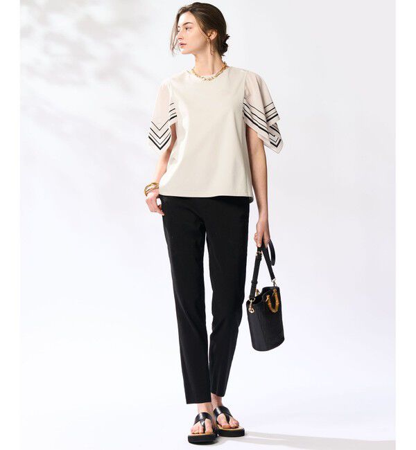 23区「【CLASSY.6月号掲載/Oggi4月号掲載】雑材 バンブー ハンドル ショルダー」|ショルダー・メッセンジャー|