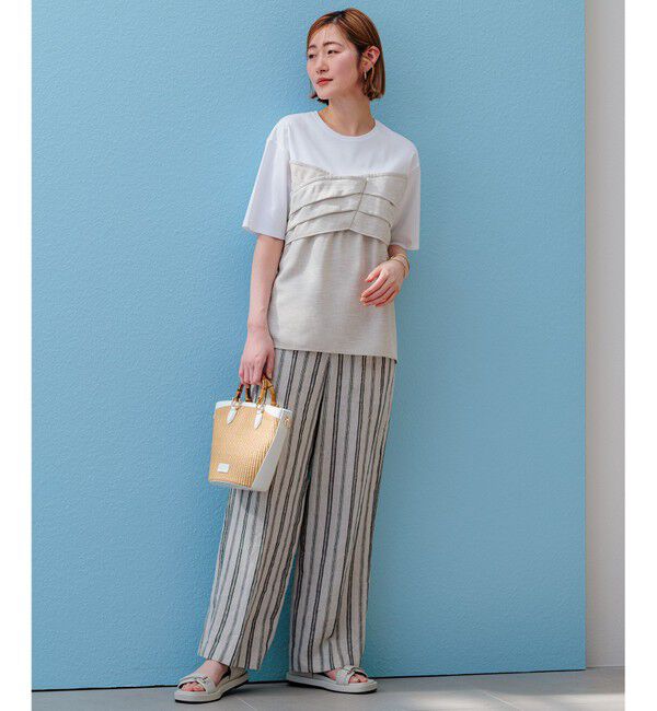 23区「【CLASSY.6月号掲載/Oggi4月号掲載】雑材 バンブー ハンドル ショルダー」|ショルダー・メッセンジャー|