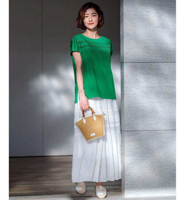 23区「【CLASSY.6月号掲載/Oggi4月号掲載】雑材 バンブー ハンドル ショルダー」|ショルダー・メッセンジャー|