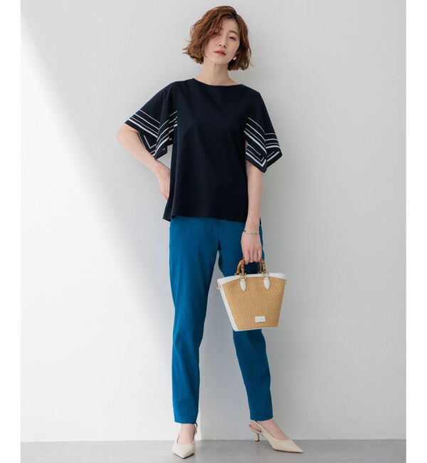 23区「【CLASSY.6月号掲載/Oggi4月号掲載】雑材 バンブー ハンドル ショルダー」|ショルダー・メッセンジャー|