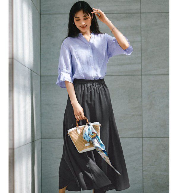 23区「【CLASSY.6月号掲載/Oggi4月号掲載】雑材 バンブー ハンドル ショルダー」|ショルダー・メッセンジャー|