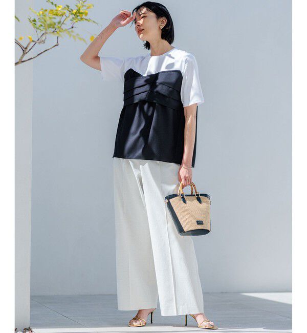 23区「【CLASSY.6月号掲載/Oggi4月号掲載】雑材 バンブー ハンドル ショルダー」|ショルダー・メッセンジャー|