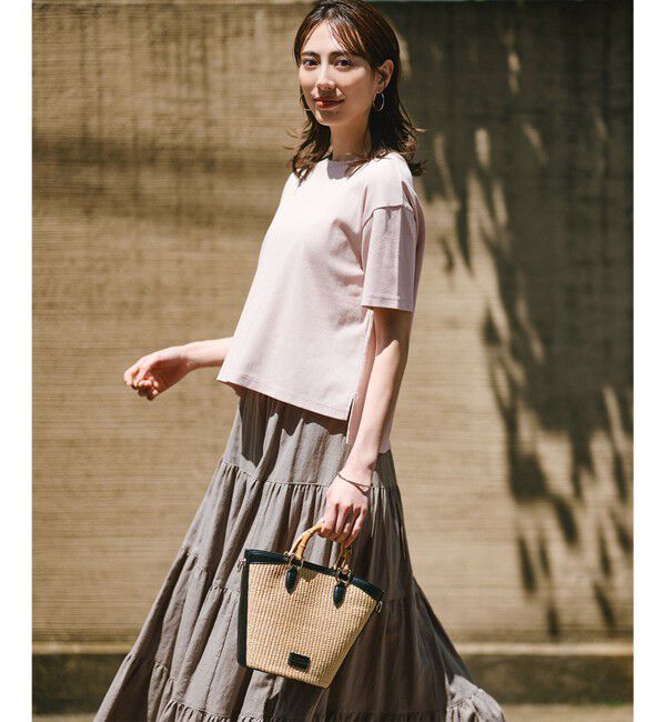 23区「【CLASSY.6月号掲載/Oggi4月号掲載】雑材 バンブー ハンドル ショルダー」|ショルダー・メッセンジャー|