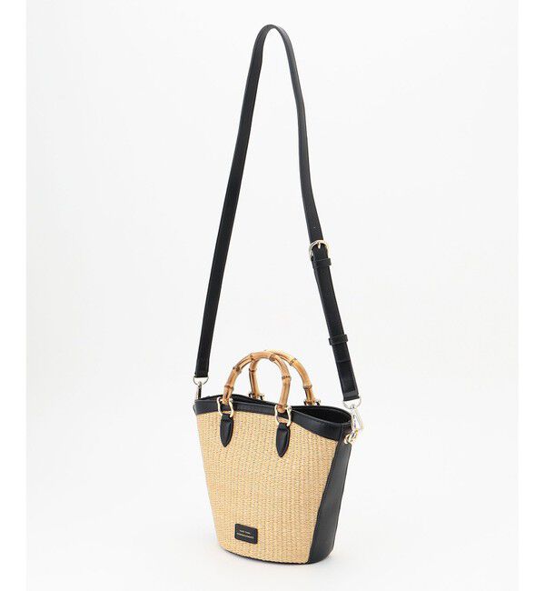 23区「【CLASSY.6月号掲載/Oggi4月号掲載】雑材 バンブー ハンドル ショルダー」|ショルダー・メッセンジャー|