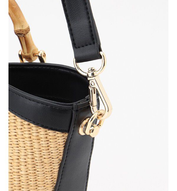 23区「【CLASSY.6月号掲載/Oggi4月号掲載】雑材 バンブー ハンドル ショルダー」|ショルダー・メッセンジャー|