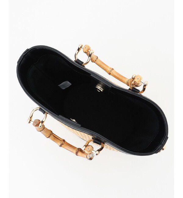 23区「【CLASSY.6月号掲載/Oggi4月号掲載】雑材 バンブー ハンドル ショルダー」|ショルダー・メッセンジャー|