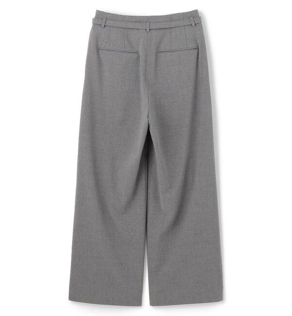 BEIGE,「【セットアップ対応・洗える・Precious 10月号掲載】ZEPHYR / ウールライクタックベルトワイドパンツ」|その他|