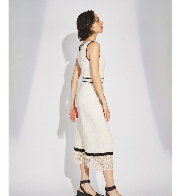 Diagram「メッシュヘムニットワンピース」|ワンピース|