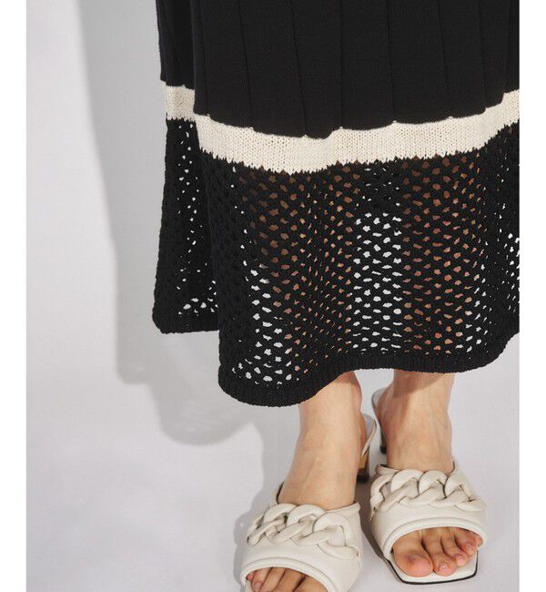 Diagram「メッシュヘムニットワンピース」|ワンピース|