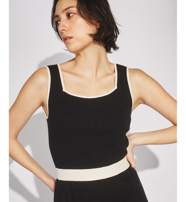 Diagram「メッシュヘムニットワンピース」|ワンピース|