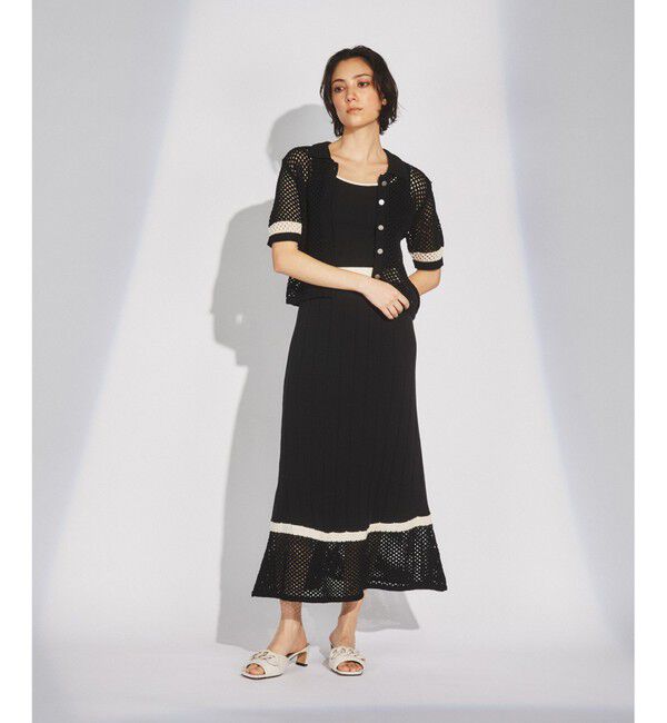 Diagram「メッシュヘムニットワンピース」|ワンピース|