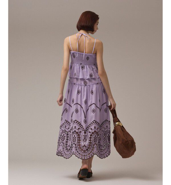 GRACE CONTINENTAL「カットワークマキシドレス」|ワンピース|