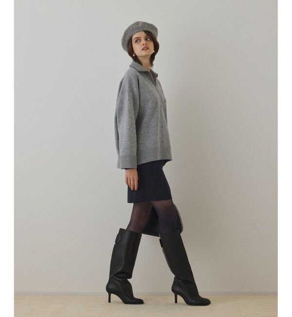 Diagram「ハーフジップニットトップ」|ニット・セーター|