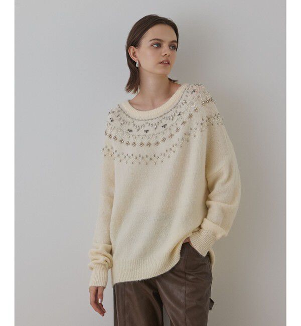 Diagram「フェアアイル刺繍ニットトップ」|ニット・セーター|