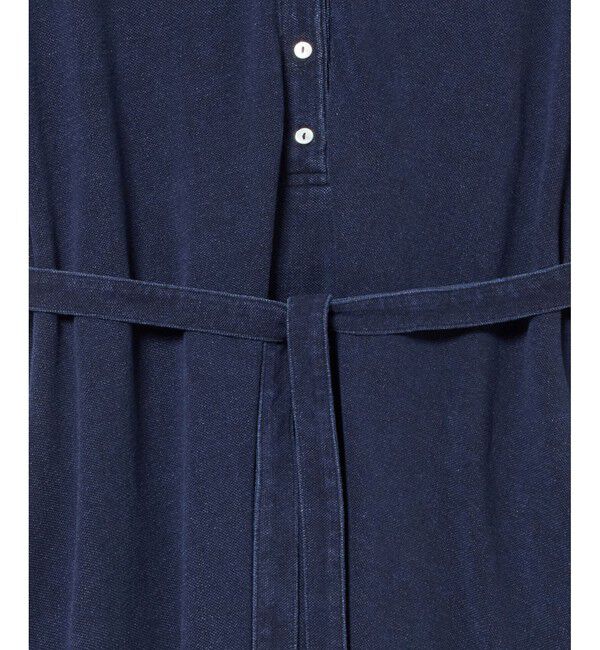 LACOSTE「ドルマンスリーブ鹿の子地ドレス / 鹿の子ワンピース マキシ丈 ロング丈」|ワンピース|