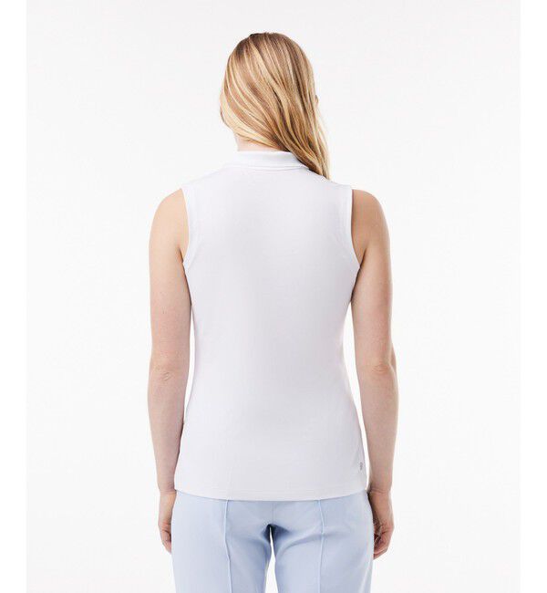 LACOSTE「UVカット UPF50+ ウルトラドライノースリーブゴルフポロシャツ」|ポロシャツ|
