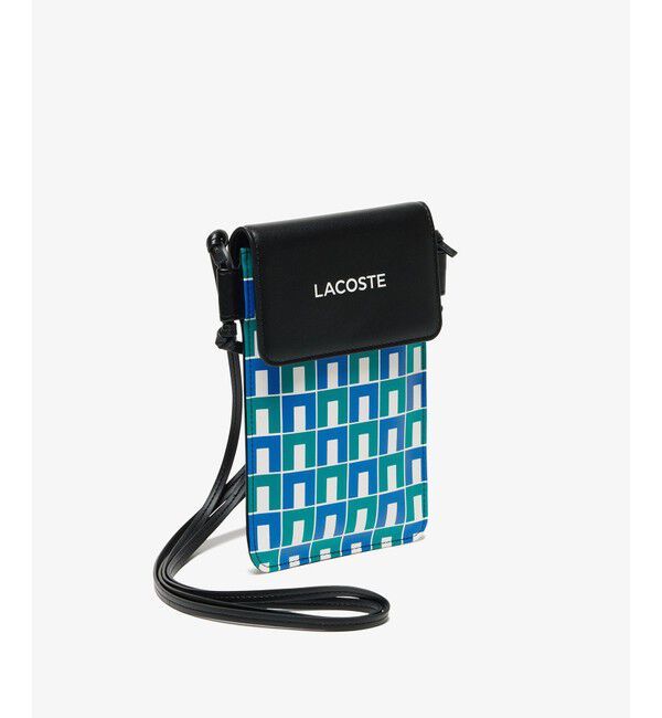 LACOSTE「ロバート・ジョージ テキスタイルスマホポーチ」|モバイルケース|