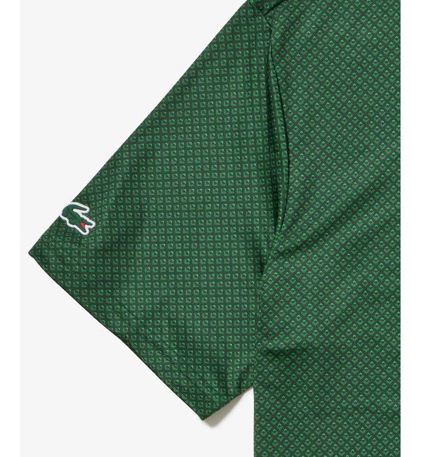 LACOSTE「ミニプリントウルトラドライゴルフポロシャツ」|スポーツ|