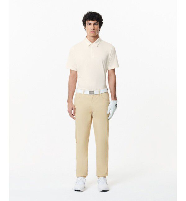 LACOSTE「ミニプリントウルトラドライゴルフポロシャツ」|スポーツ|