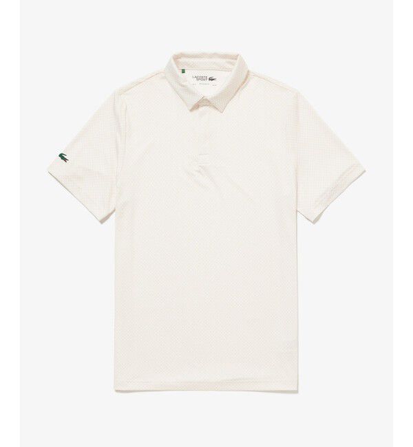 LACOSTE「ミニプリントウルトラドライゴルフポロシャツ」|スポーツ|