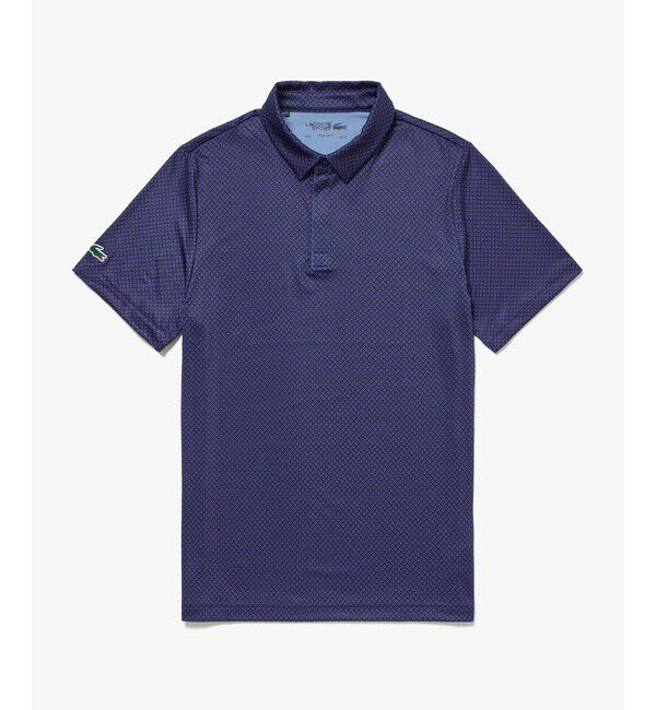 LACOSTE「ミニプリントウルトラドライゴルフポロシャツ」|スポーツ|