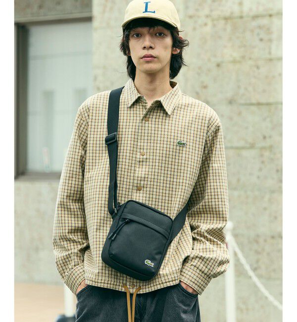 LACOSTE「ネオクロコ カメラバッグ / ショルダーバッグ」|ショルダー・メッセンジャー|ブラック