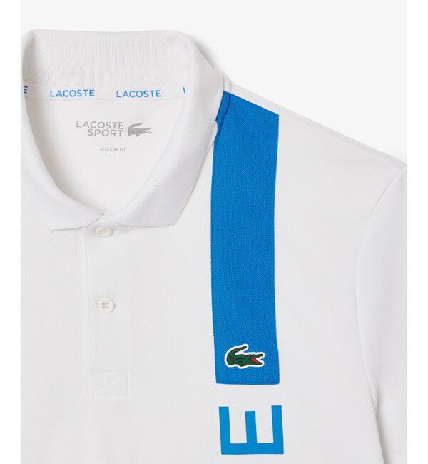 LACOSTE「アシンメトリーデザインウルトラドライポロシャツ」|ポロシャツ|