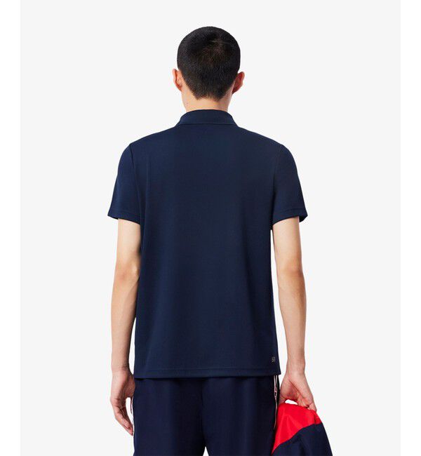 LACOSTE「アシンメトリーデザインウルトラドライポロシャツ」|ポロシャツ|